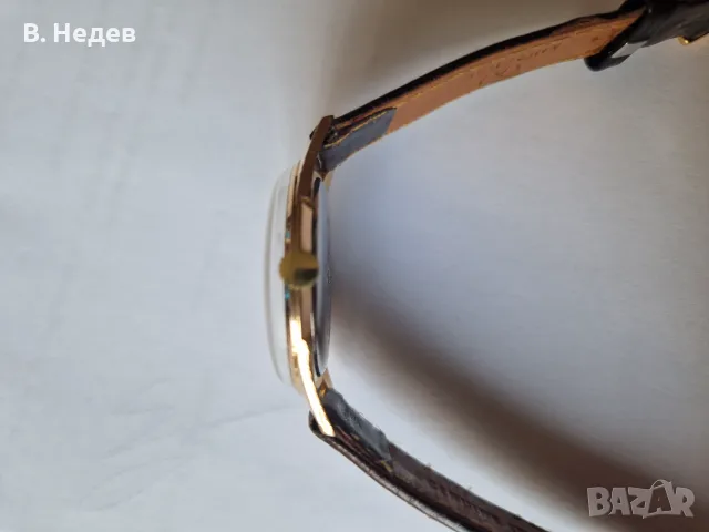 HISLON 2000, cal Felsa 4010, case 36mm, Au 10, "SWISS MADE" - златни обемни букви! ТОП!, снимка 5 - Мъжки - 55230239