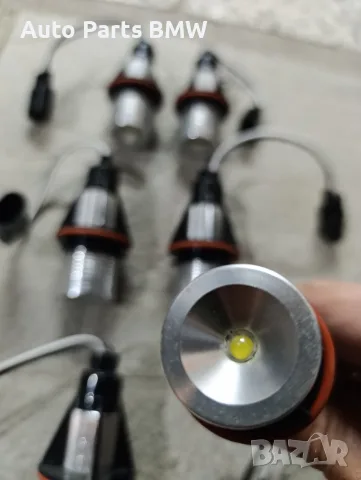 Led Angel Eyes BMW E60 E61 Led Ангелски очи БМВ Е60 Е61 , снимка 2 - Аксесоари и консумативи - 56186497