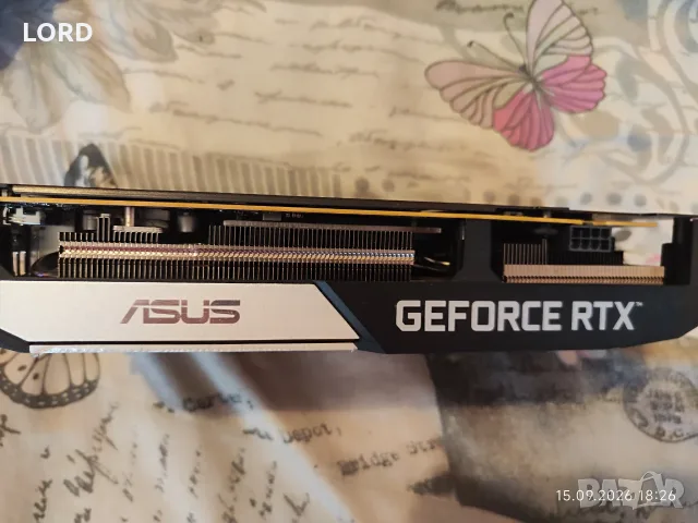 Видеокарта Asus RTX 3060Ti 8GB Dual OC V2, снимка 4 - Видеокарти - 56086528