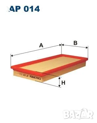 FILTRON AP014 Въздушен филтър 1.7 D, FIAT Regata Weekend / Ritmo / SEAT Ronda / Malaga / Ibiza 