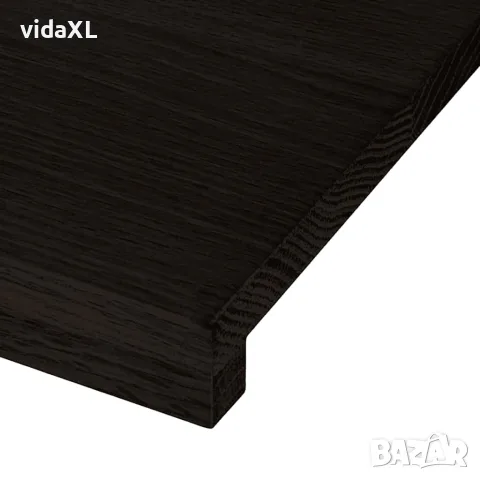 vidaXL Стълбищни стъпала, 16 бр, кафяво-черни, 90x25x2 см, дъб масив, снимка 8 - Изтривалки - 56146965