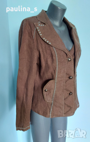 Три различни броя / Дизайнерско сако "CISCO", "Emilia Lei" / голям размер, снимка 4 - Сака - 36474726