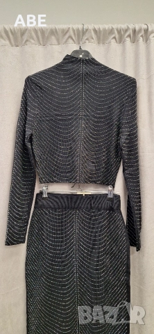 Комплект пола и блуза с камъни, снимка 2 - Комплекти - 52615800