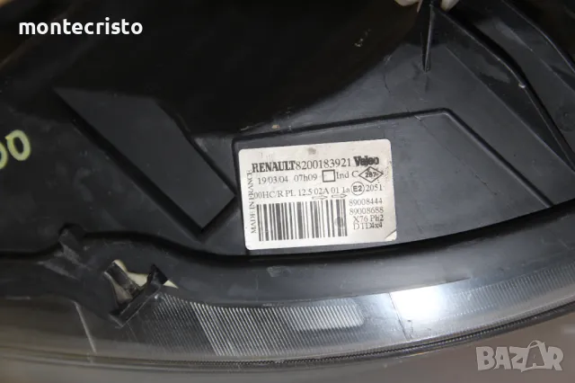 Десен фар Renault Kangoo (2003-2008г.) ✔️Valeo 8200183921 черен с жълт мигач Рено Канго 7701069081, снимка 6 - Части - 47268934