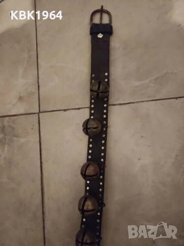 колан със стари бронзови звънчета, снимка 3 - Антикварни и старинни предмети - 53183691