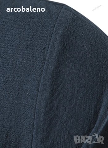 Мъжка модна едноцветна тениска с  качулка и къс ръкав, 2цвята, снимка 12 - Тениски - 41511739