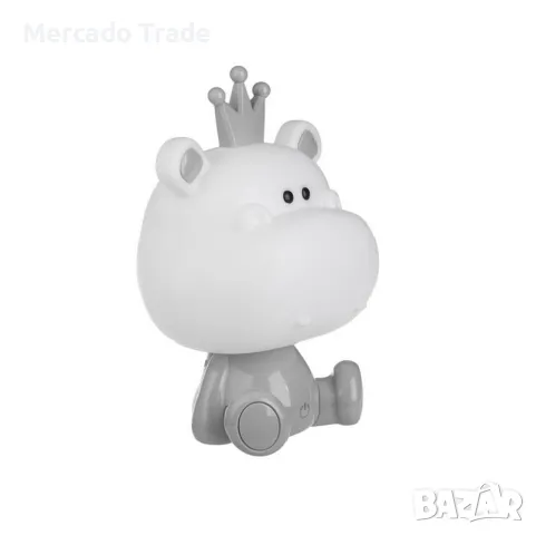 Декоративна детска нощна лампа Mercado Trade, Хипопотам, снимка 4 - Детски нощни лампи - 48023318