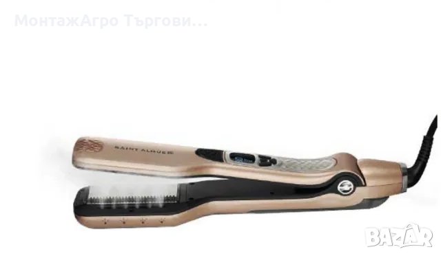 Преса за изправяне на коса с пара TITANIUM , снимка 2 - Преси за коса - 45614407