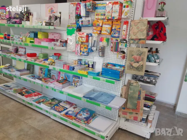 Метални стелажи за книжарница /НОВИ/, снимка 5 - Оборудване за магазин - 47605494