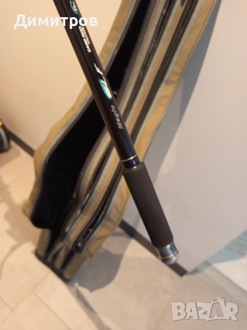 Продавам комплект три броя и калъф телекарп fl magic с макари fl xt 14000, снимка 6 - Въдици - 53604196