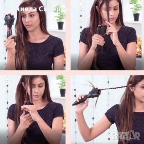 Уред за сплитане на коса Twist Secret / Материал: пластмаса., снимка 7 - Аксесоари за коса - 53642518