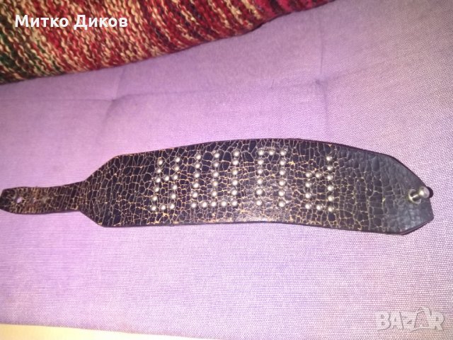 Верижка за ръка естествена кожа маркова на Пума 230мм, снимка 4 - Други - 35866462