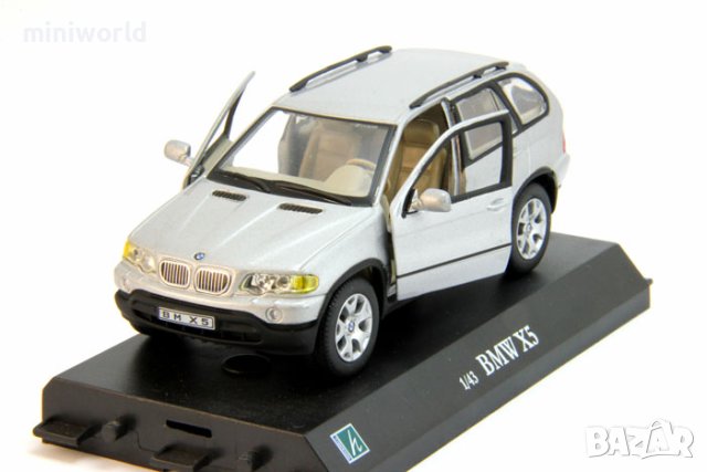 BMW X5 2000 - мащаб 1:43 на Cararama с отваряеми врати моделът е нов в кутийка, снимка 4 - Колекции - 42154869
