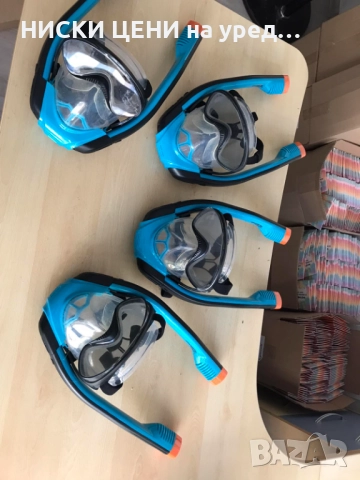 Маска със шнорхел L/XL HYDRO-PRO, снимка 3 - Водни спортове - 51600823