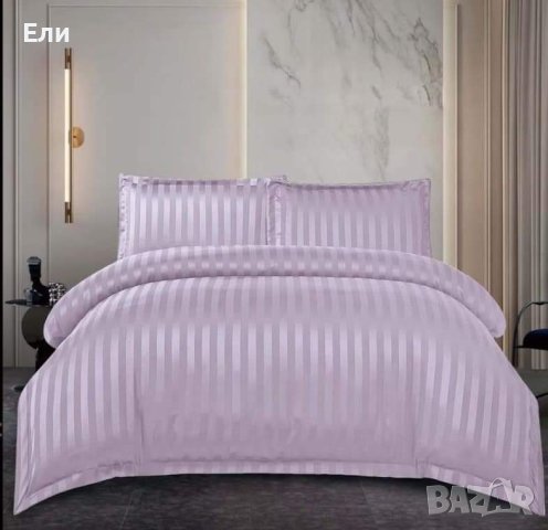 Луксозни спални комплекти от памучен сатен , снимка 1 - Спално бельо - 41461105