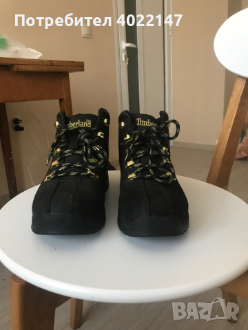 Зимни обувки Timberland черно със златисто, снимка 3 - Мъжки боти - 44653498