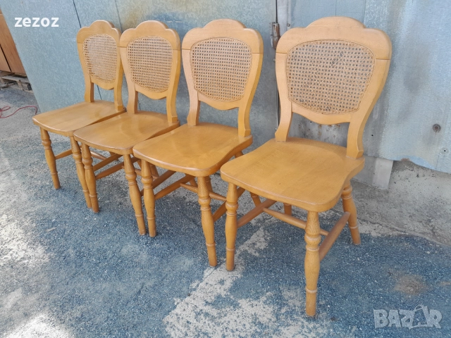 Столове трапезни масив №025, снимка 3 - Столове - 52570824