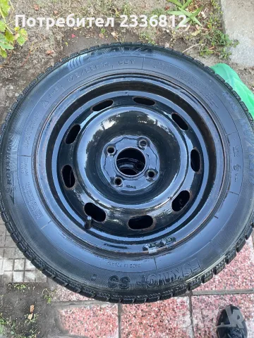 Метални джанти с гуми Пежо 206/ Peugeot 206- 4х108, PSA # 2140707 175/65/14, снимка 7 - Гуми и джанти - 56168557