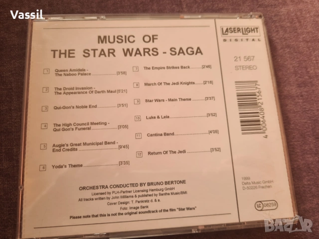 Star Wars original T-shirt оригинална тениска филм на blu ray CD, снимка 2 - Тениски - 37209294