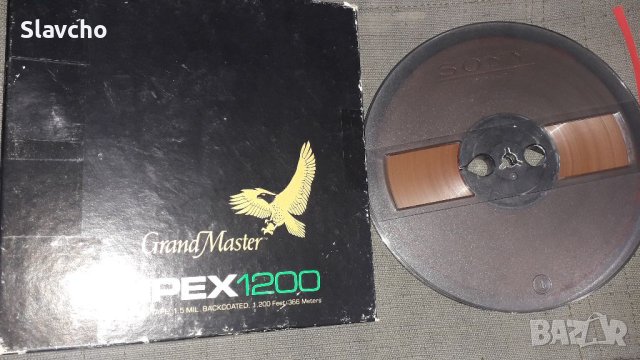 Ролка за магнетофон/ролков дек Ampex 1200, 18sm.540mt./ Made in U.S.A., снимка 4 - Декове - 41479585