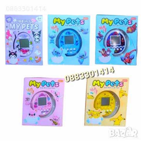 Тамагочи Електронен домашен любимец Пикачу, Спайдермен, Лило и Стич , снимка 2 - Образователни игри - 49735607