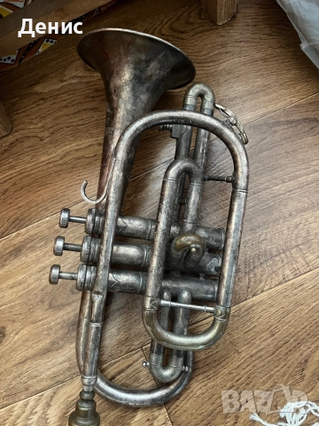 Стар английски тромпет BESSON Made in England - блокирал