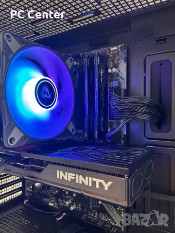 Геймърски компютър AMD Ryzen 7 5800X3D, RTX 5060 Ti 16GB, 32GB ram, снимка 4 - Геймърски - 56074780
