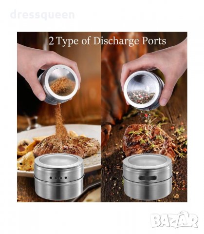 2970 МАГНИТНИ КОНТЕЙНЕРИ ЗА ПОДПРАВКИ, снимка 5 - Аксесоари за кухня - 34258193