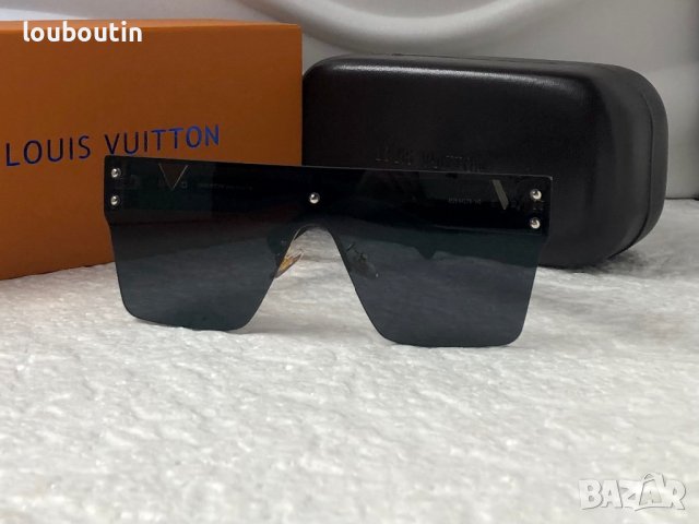 -25 % разпродажба Louis Vuitton 2023 висок клас мъжки слънчеви очила маска, снимка 6 - Слънчеви и диоптрични очила - 38978671