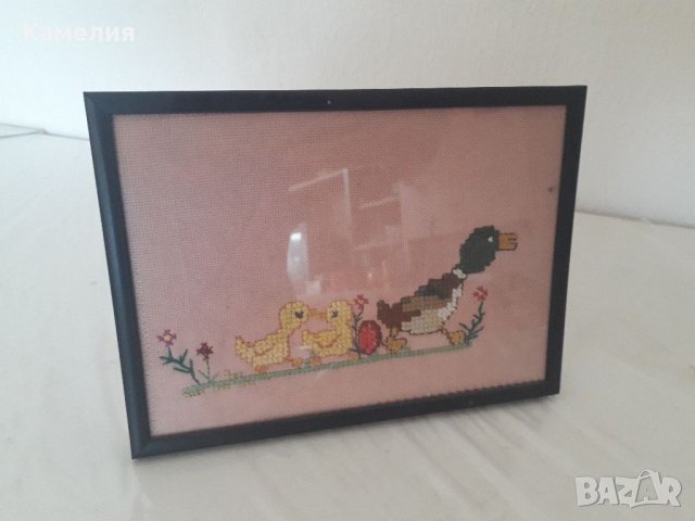 Бродерия в рамка - патета, снимка 1