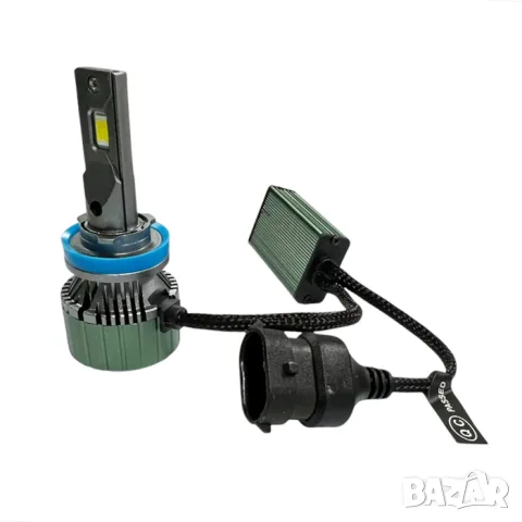 LED крушки M9 PRO 9005 60W 6000K комплект 2 броя, снимка 5 - Аксесоари и консумативи - 55864646