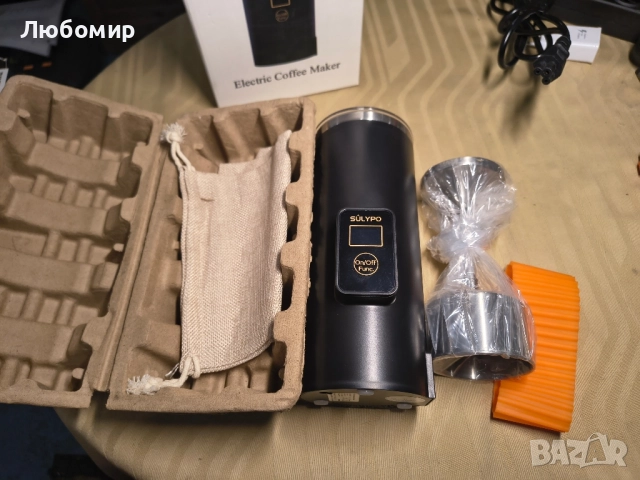 Sulypo перколатор за кафе, еспресо машина, електрическа мини кафемашина, 1 чаша, неръждаема , снимка 9 - Кафемашини - 51755211