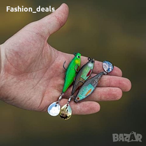 Нови BERKLEY 3 броя Меки гумени примамки за риболов с опашка от блесна/остри куки, снимка 4 - Други стоки за дома - 41465215