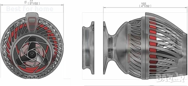  Hydor 3-то поколение водна помпа 3G 5000  л/ч, снимка 5 - Напояване - 50723010