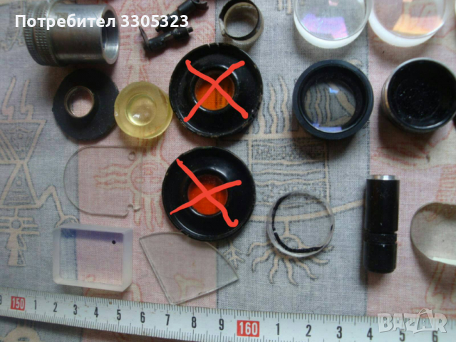 Лот от разни оптики, лупи, лещи, филтри и др.  --№70, снимка 4 - Обективи и филтри - 35732743