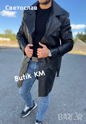 Нови Мъжки якета от естествена кожа , снимка 6 - Якета - 52239500