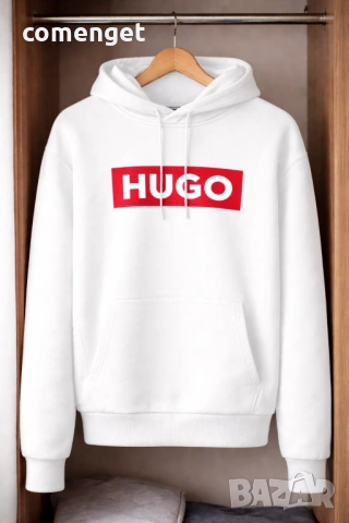 NEW! Hoodie суитчъри с HUGO принт! 6 ЦВЯТА. Или с ТВОЯ идея!, снимка 2 - Суичъри - 53714858