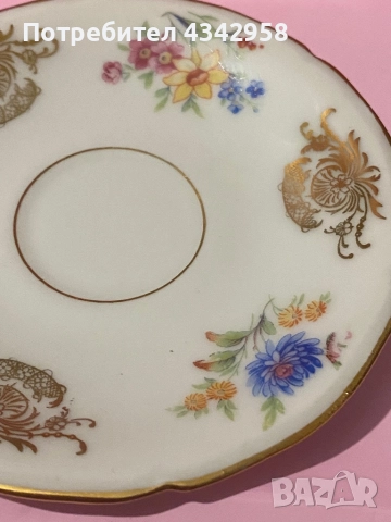 Mks porcelain. Germany. Сет за кафе, снимка 10 - Антикварни и старинни предмети - 52435672