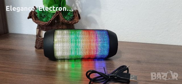 Bluetooth портативна тонколона RGB LED осветителни. Biltema 84-1258., снимка 1