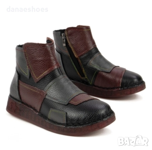 Дамски боти от естествена кожа с различни цветове , снимка 2 - Дамски боти - 51973467