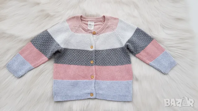 Бебешка жилетка H&M 6-9 месеца , снимка 5 - Жилетки и елечета за бебе - 49506491