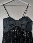 ZARA# черна с пайети# НОВА# вечерна рокля# размер XS, снимка 4