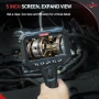 Нов Бороскоп камера 5" IPS 8x Zoom 4400mAh 210° за двигател инспекция, снимка 2