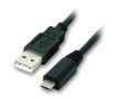 Кабел USB2.0 към Micro USB 0.80m Черен VCom SS001267 Cable USB - Micro USB M/M