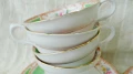 Английски порцеланови тройни сетове на Jackson & Gosling от периода 1919-1930г., снимка 12