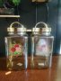 Двойка стъклени буркани, снимка 1 - Аксесоари за кухня - 39176011