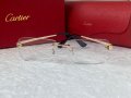 Cartier унисекс прозрачни слънчеви диоптрични рамки очила за компютър, снимка 5