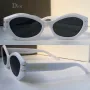 Dior 2024 дамски слънчеви очила 2 цвята черни бели, снимка 2