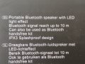 MAXXTER ACT-SPK-BT-LED1 Преносим Bluetooth високоговорител с LED светлинен цветен  ефект., снимка 12