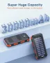 Нов Мощен Соларен Power Bank 30000mAh, Бързо Зареждане, 4 USB Порта, снимка 3